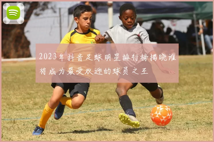 2023年抖音足球明星排行榜揭晓谁将成为最受欢迎的球员之王