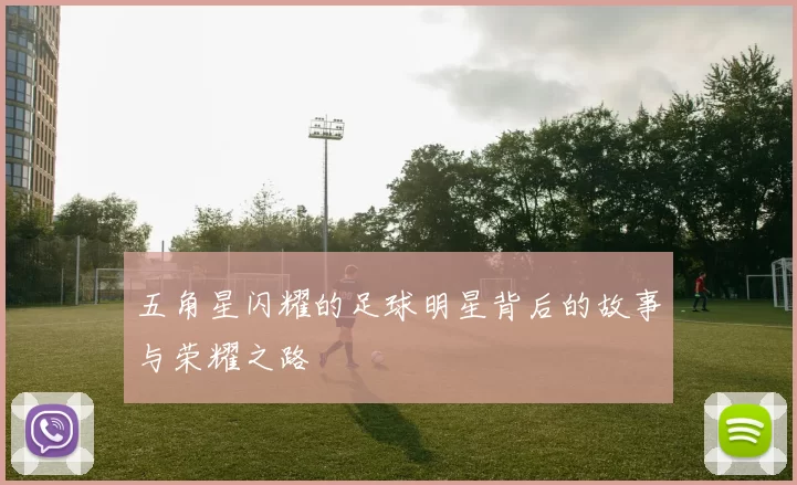 五角星闪耀的足球明星背后的故事与荣耀之路
